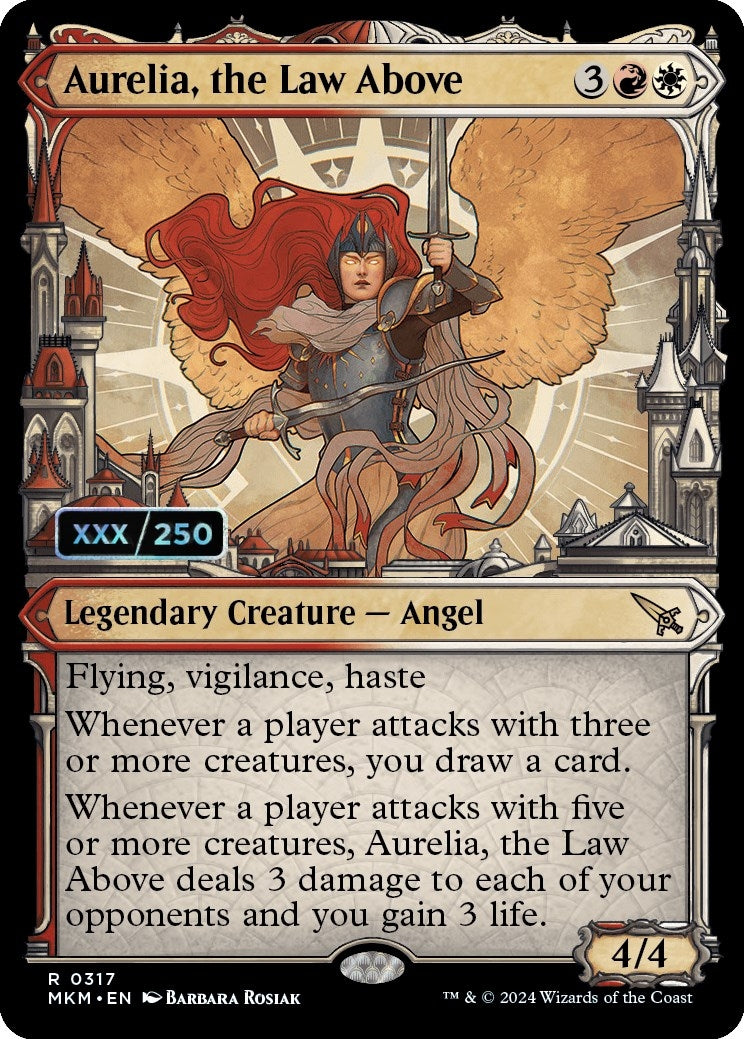 Aurelia the Law Above (Serial Numbered) (317) [MKM] - MTG Single