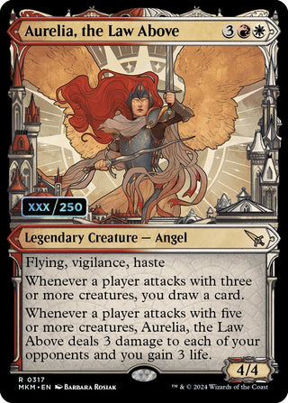 Aurelia the Law Above (Serial Numbered) (317) [MKM] - MTG Single