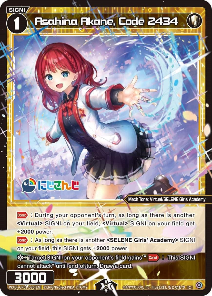 Asahina Akane Code 2434 (1035) [WXDi-CP01] - WIXOSS Single