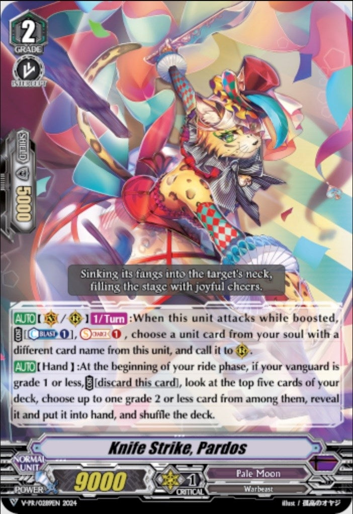 Knife Strike Pardos (289) [VPR] - Cardfight Vanguard Single