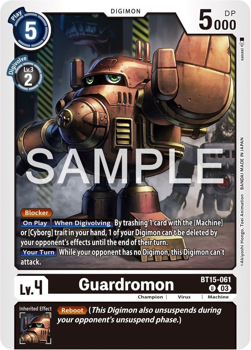 Guardromon (15061) [BT15] - Digimon Card Game Single