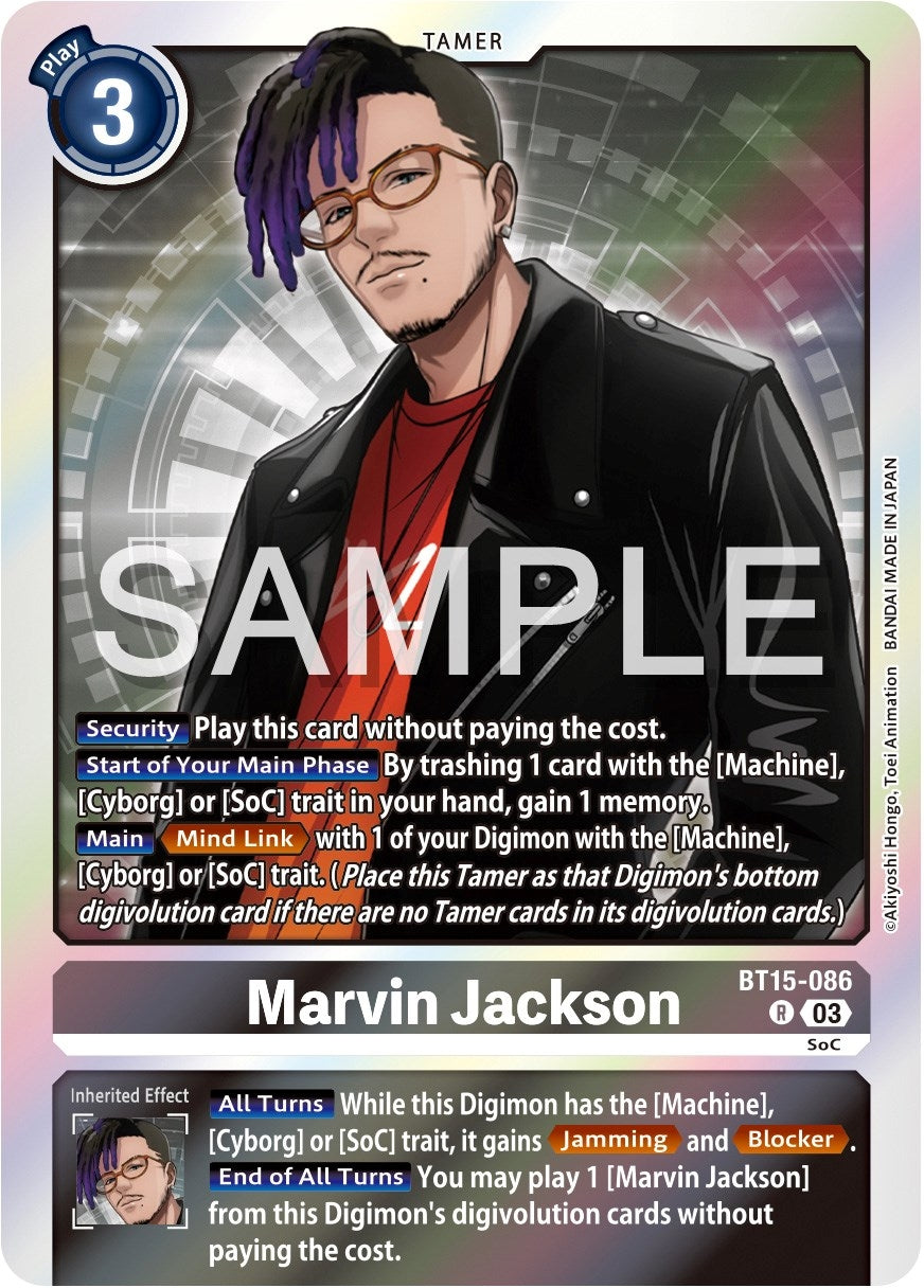 Marvin Jackson (15086) [BT15] - Digimon Card Game Single