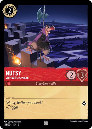 Nutsy - Vulture Henchman (118) (3) - Disney Lorcana Single