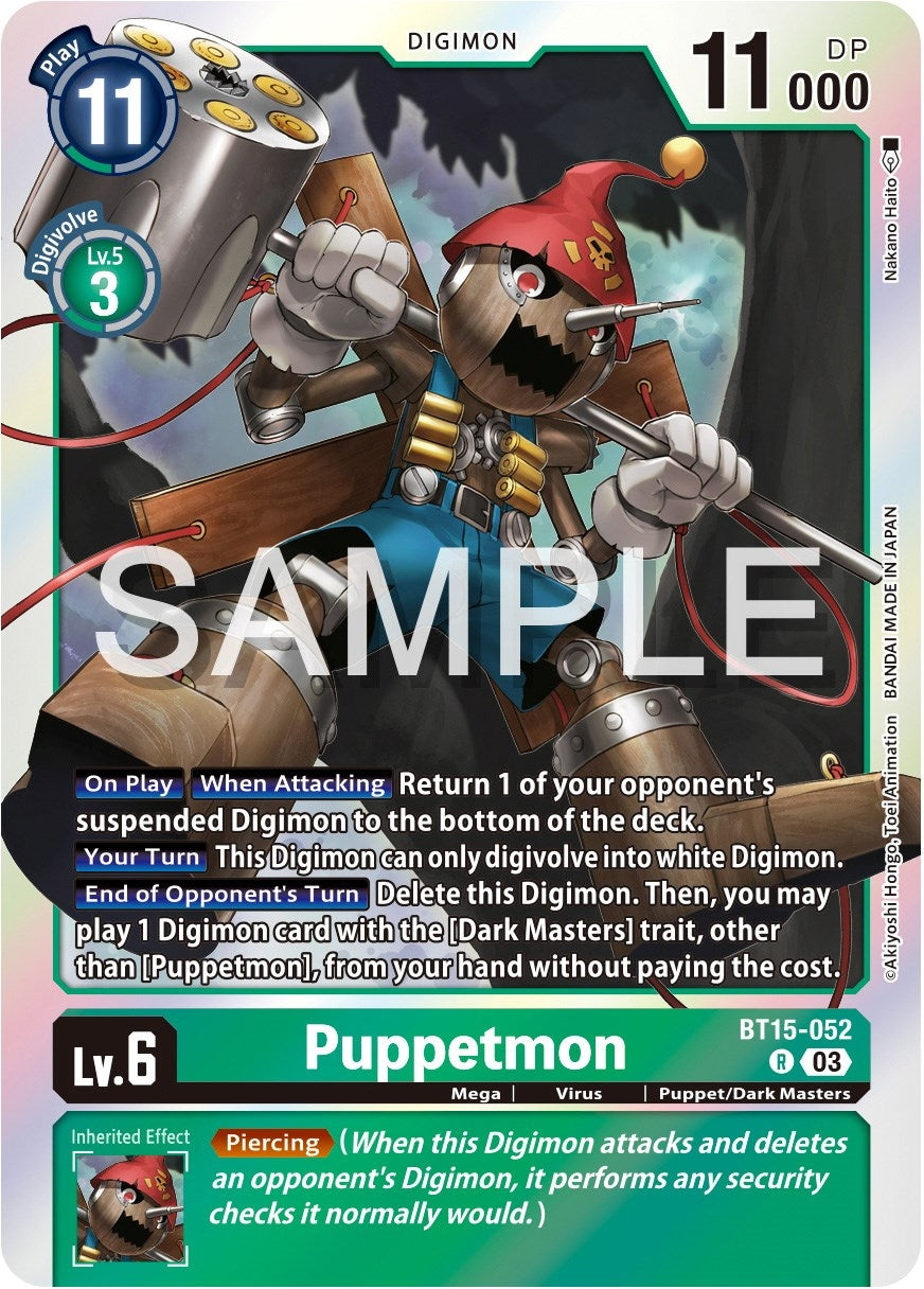 Puppetmon (15052) [BT15] - Digimon Card Game Single