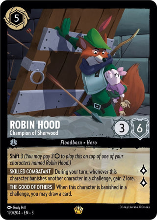 Robin Hood - Champion of Sherwood (190) (3) - Disney Lorcana Single
