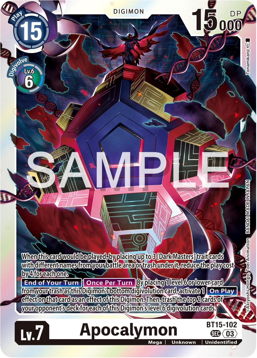 Apocalymon (15102) [BT15] - Digimon Card Game Single