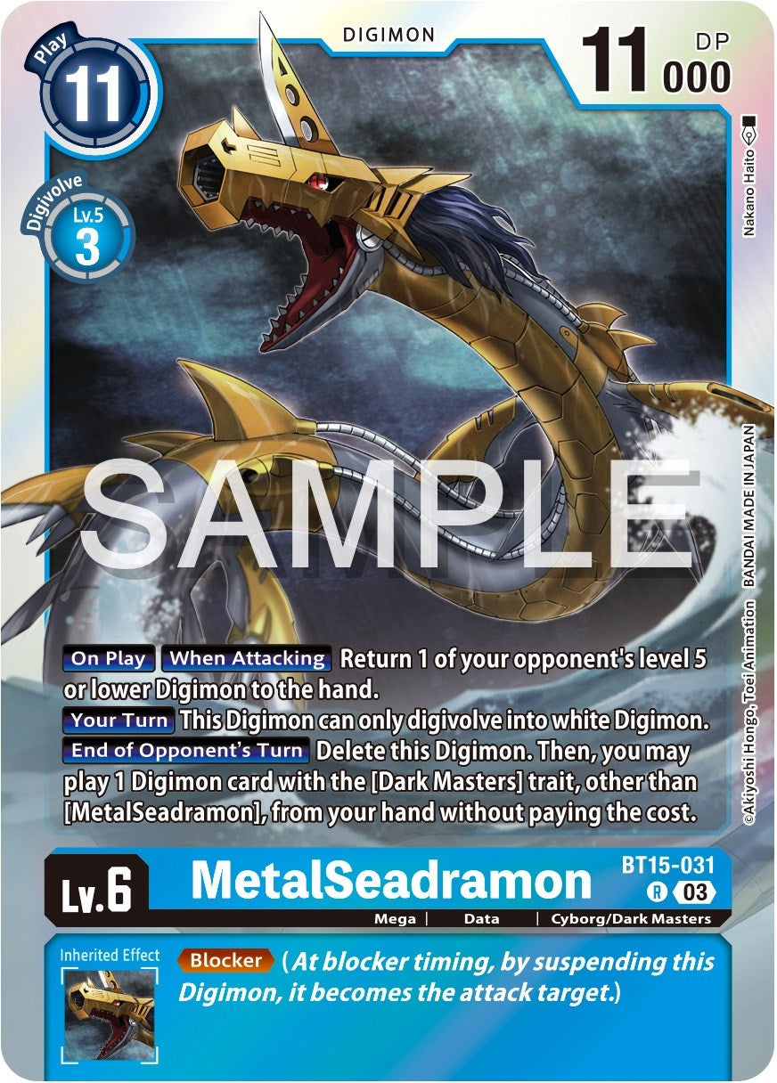 MetalSeadramon (15031) [BT15] - Digimon Card Game Single