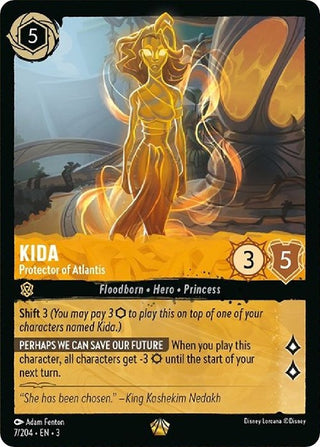 Kida - Protector of Atlantis (7) (3) - Disney Lorcana Single