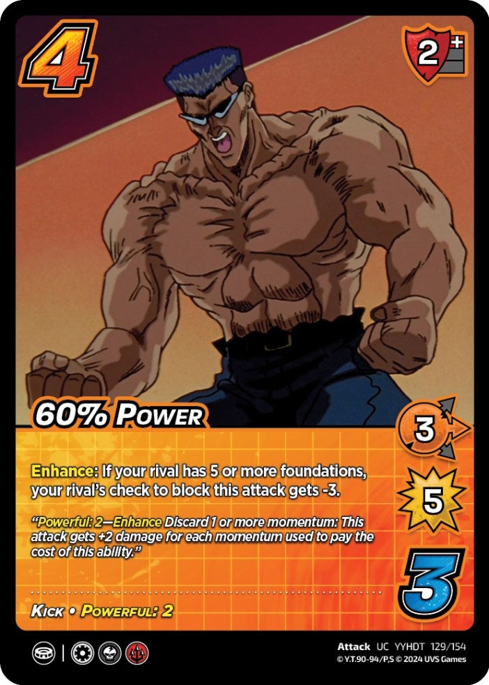 60% Power (129) [YDT] - UniVersus Single