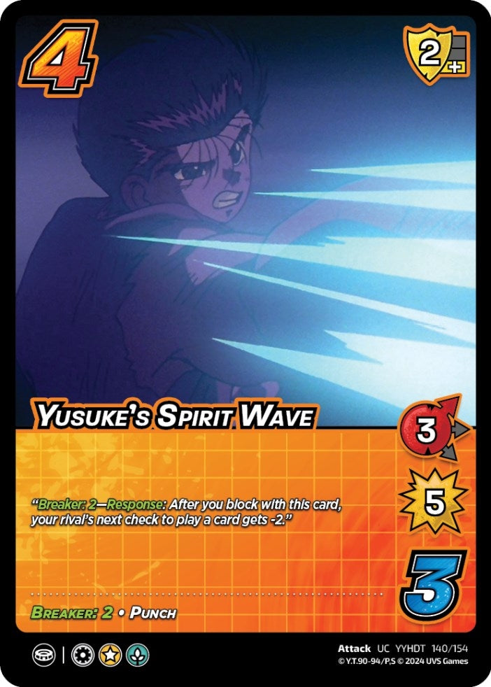Yusuke’s Spirit Wave (140) [YDT] - UniVersus Single