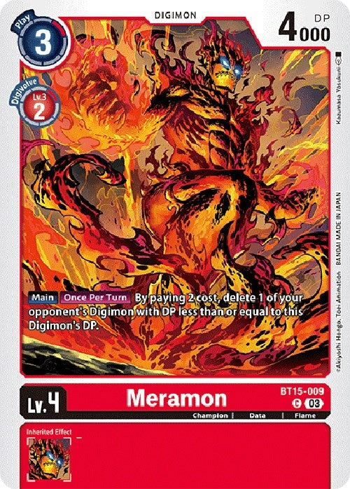 Meramon (15009) [BT15] - Digimon Card Game Single