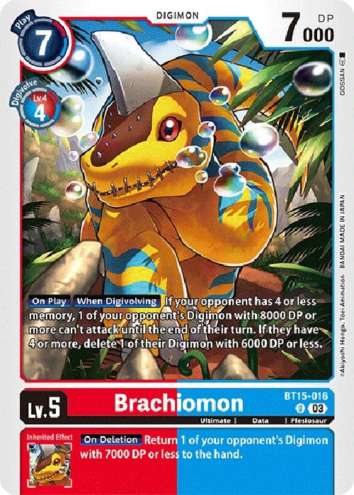 Brachiomon (15016) [BT15] - Digimon Card Game Single