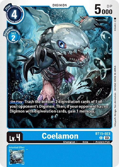 Coelamon (15023) [BT15] - Digimon Card Game Single