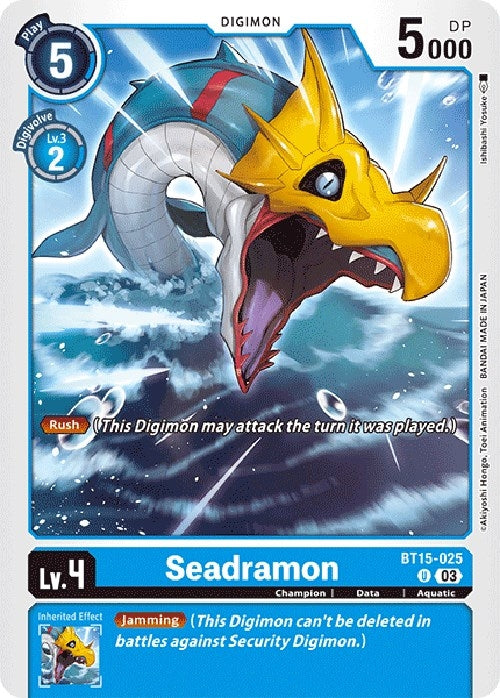 Seadramon (15025) [BT15] - Digimon Card Game Single