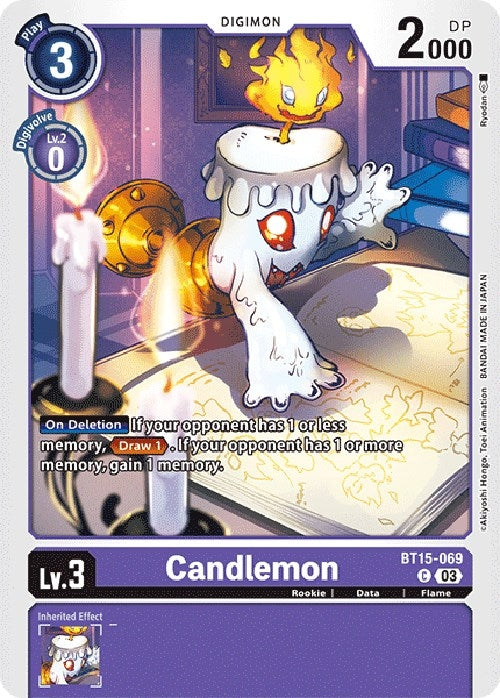 Candlemon (15069) [BT15] - Digimon Card Game Single