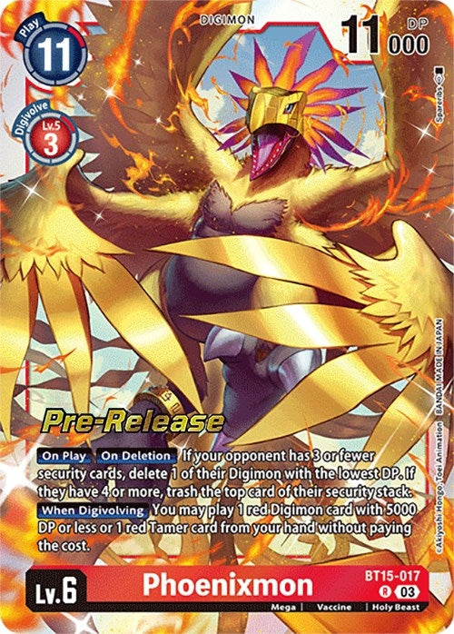 Phoenixmon (15017) [BT15_PR] - Digimon Card Game Single
