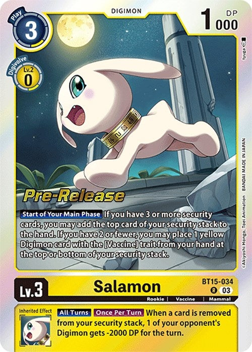 Salamon (15034) [BT15_PR] - Digimon Card Game Single