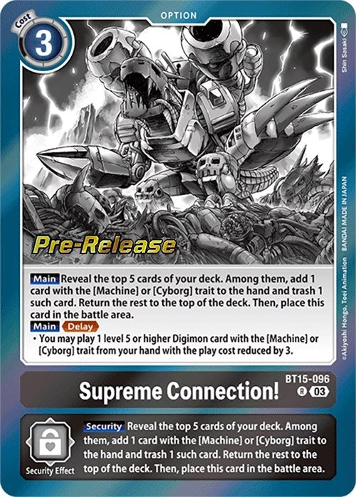 Supreme Connection! (15096) [BT15_PR] - Digimon Card Game Single