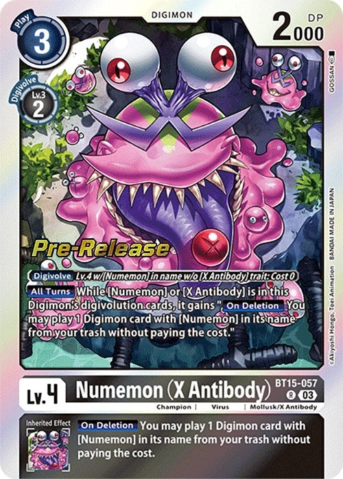 Numemon (X Antibody) (15057) [BT15_PR] - Digimon Card Game Single