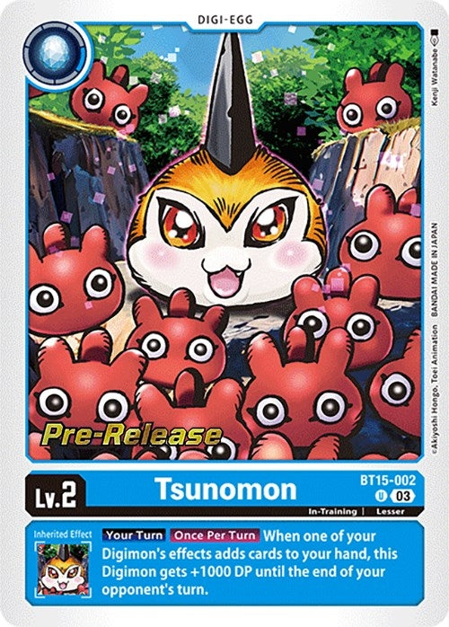 Tsunomon (15002) [BT15_PR] - Digimon Card Game Single