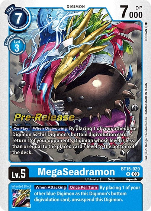 MegaSeadramon (15029) [BT15_PR] - Digimon Card Game Single