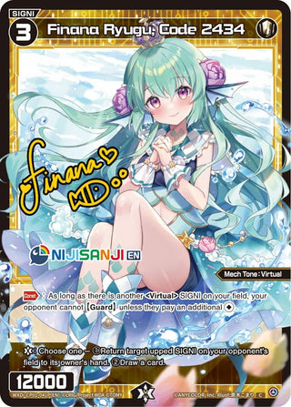 Finana Ryugu Code 2434 (Parallel Foil) (1041) [WXDi-CP01] - WIXOSS Single