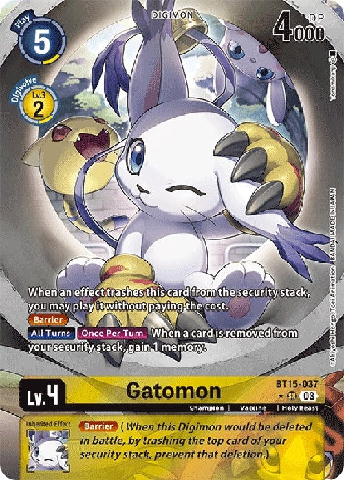 Gatomon (Alternate Art) (15037) [BT15] - Digimon Card Game Single