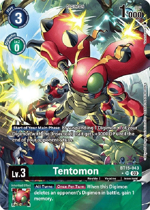 Tentomon (Alternate Art) (15043) [BT15] - Digimon Card Game Single