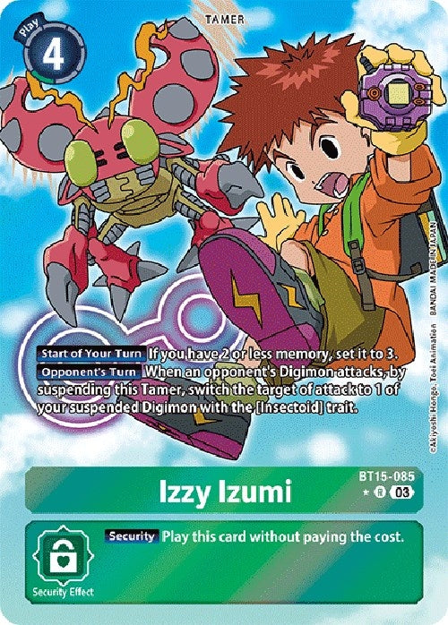 Izzy Izumi (Alternate Art) (15085) [BT15] - Digimon Card Game Single
