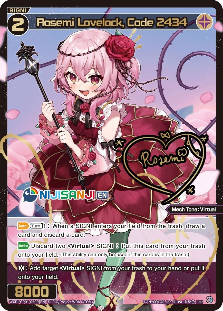 Rosemi Lovelock Code 2434 (ENR) (1050) [WXDi-CP01] - WIXOSS Single