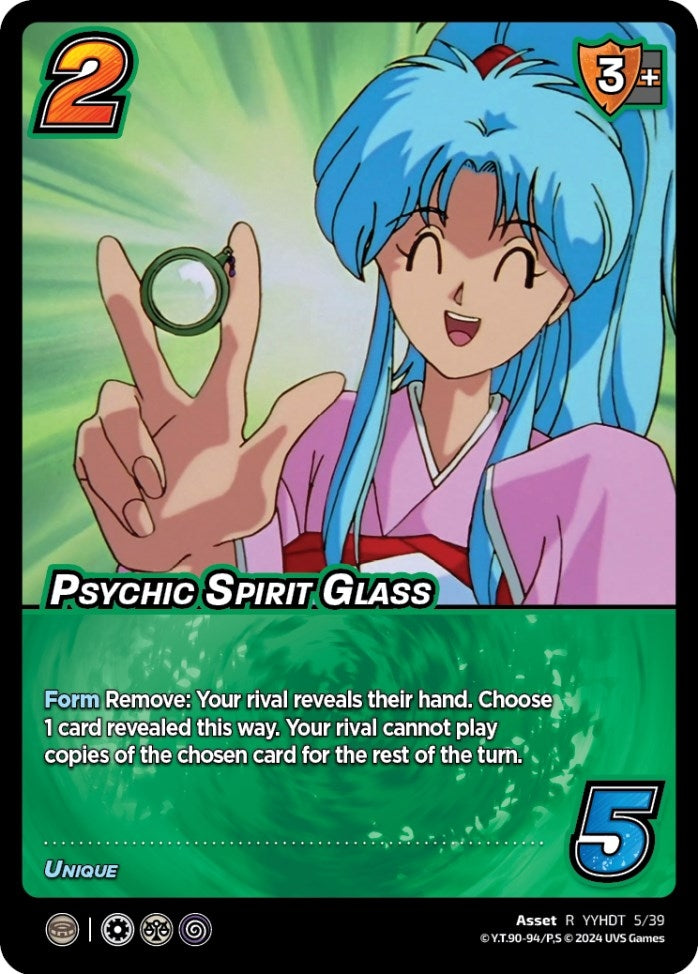 Psychic Spirit Glass (Time Shifted) (5) [YDT] - UniVersus Single