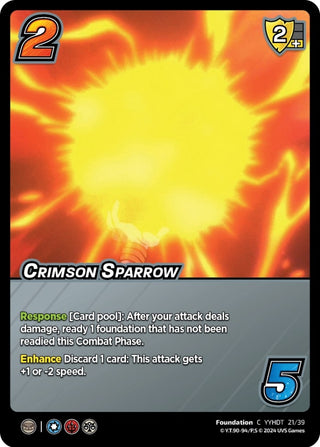 Crimson Sparrow (Time Shifted) (21) [YDT] - UniVersus Single