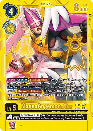 MagnaAngemon ACE (Special Rare) (14037) [BT15] - Digimon Card Game Single