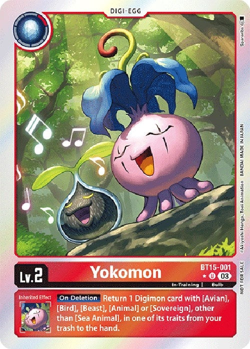 Yokomon (Exceed Apocalypse Box Promotion Pack) (15001) [BT15] - Digimon Card Game Single
