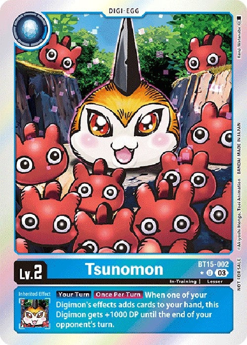 Tsunomon (Exceed Apocalypse Box Promotion Pack) (15002) [BT15] - Digimon Card Game Single