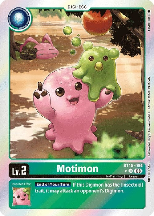 Motimon (Exceed Apocalypse Box Promotion Pack) (15004) [BT15] - Digimon Card Game Single