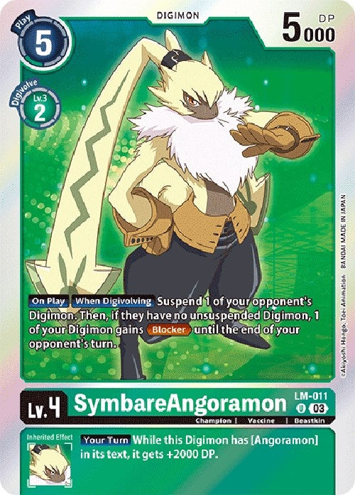 SymbareAngoramon (English Exclusive) (11) [BT15] - Digimon Card Game Single