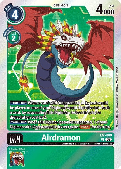 Airdramon (English Exclusive) (9) [BT15] - Digimon Card Game Single