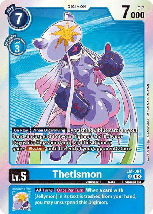 Thetismon (English Exclusive) (4) [BT15] - Digimon Card Game Single