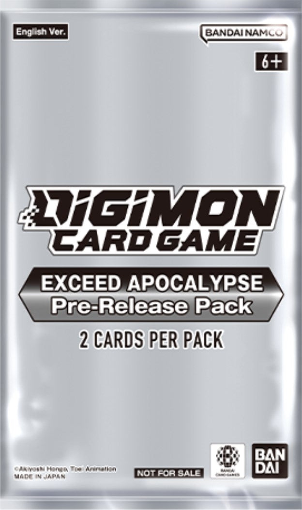 Exceed Apocalypse Pre-Release Pack [BT15_PR] - Digimon Card Game Sealed