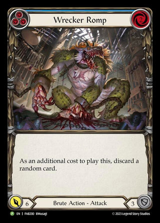 Wrecker Romp (Blue) - FAB200 (200) [PR] - Flesh and Blood TCG Single