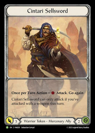 Cintari Sellsword - FAB201 (201) [PR] - Flesh and Blood TCG Single