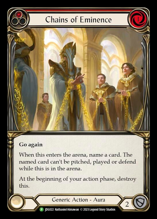 Chains of Eminence - JDG022 (22) [PR] - Flesh and Blood TCG Single