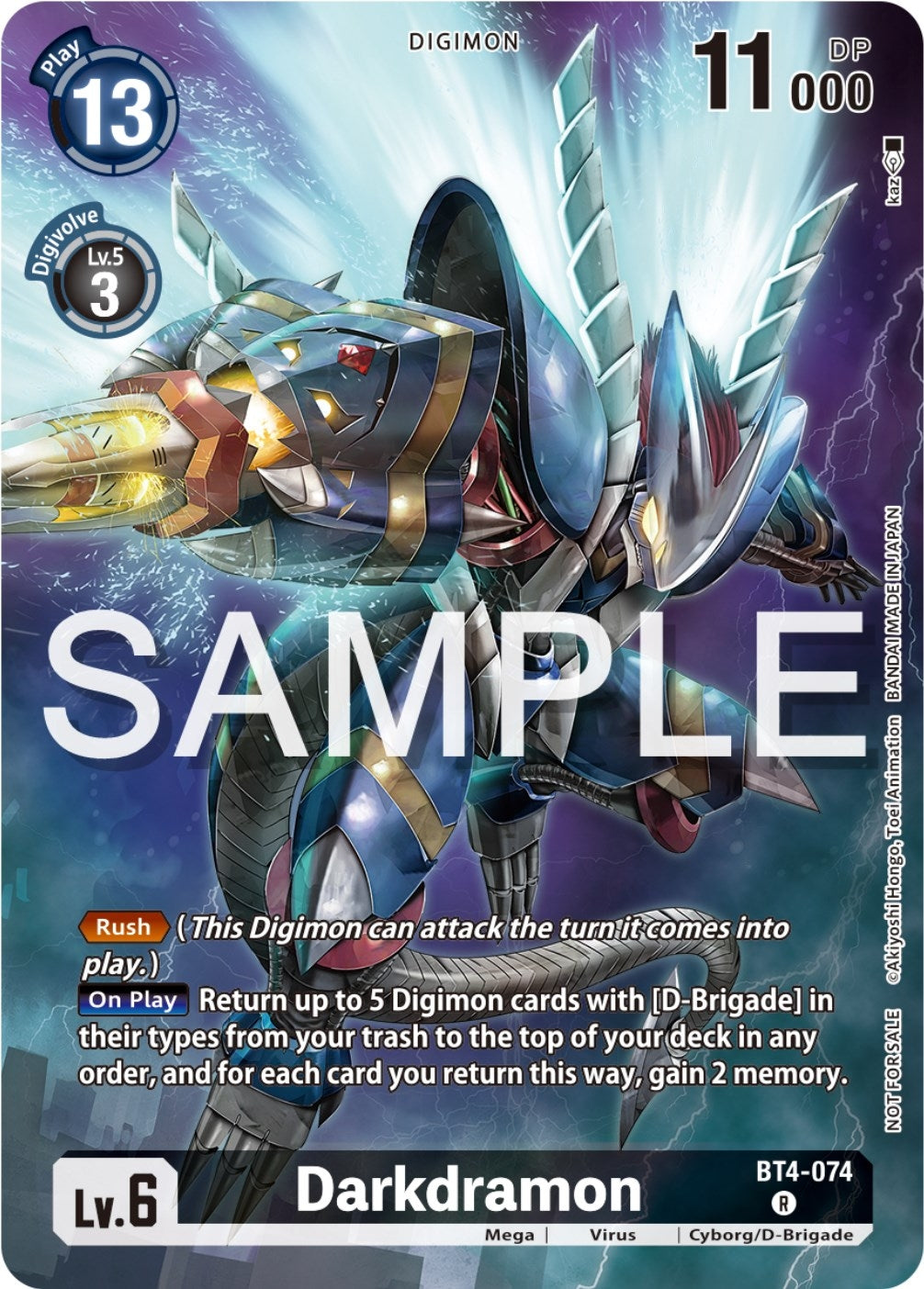 Darkdramon (Official Tournament Pack Vol.12) (4074) [BT04] - Digimon Card Game Single
