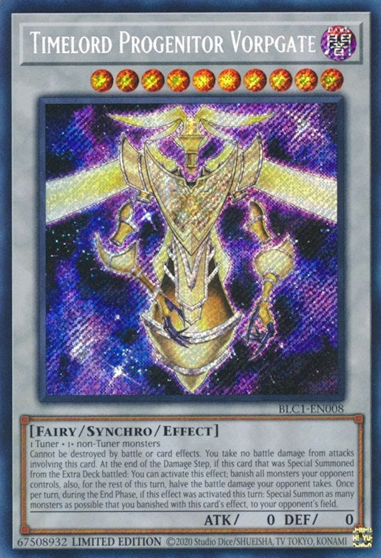 Timelord Progenitor Vorpgate (1008) (BLC1) - YuGiOh Single