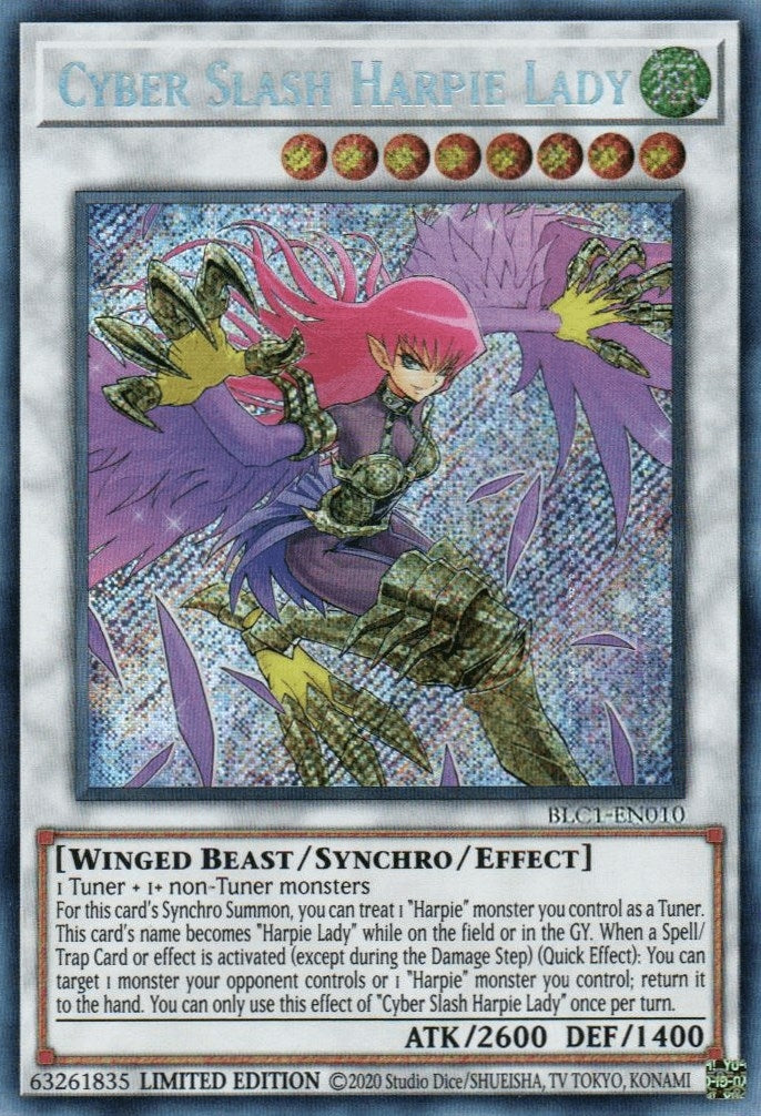 Cyber Slash Harpie Lady (1010) (BLC1) - YuGiOh Single