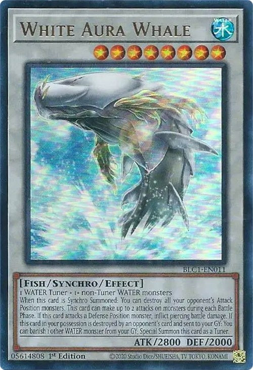 White Aura Whale (1011) (BLC1) - YuGiOh Single
