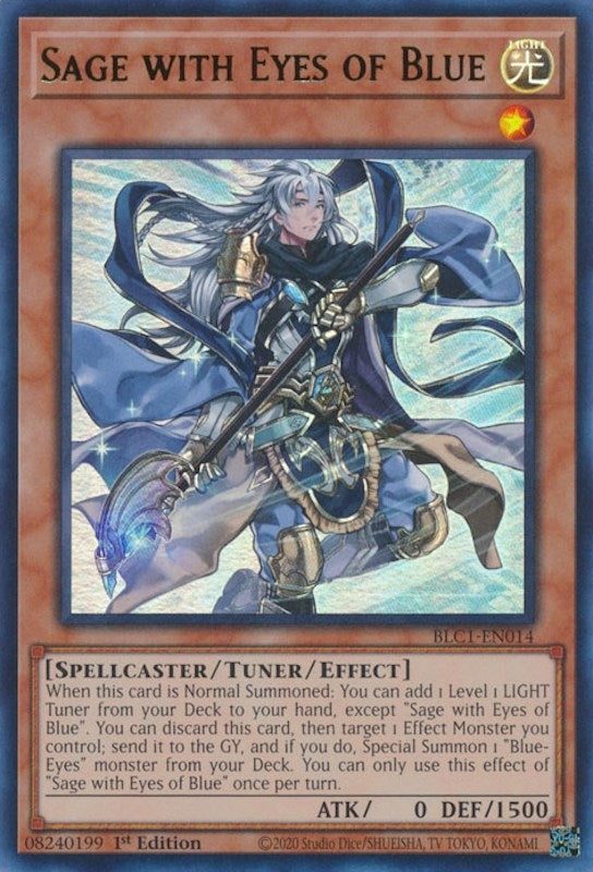Sage with Eyes of Blue (1014) (BLC1) - YuGiOh Single