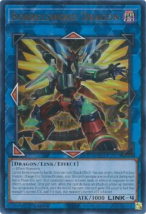 Borrelsword Dragon (Alternate Art) (1023) (BLC1) - YuGiOh Single