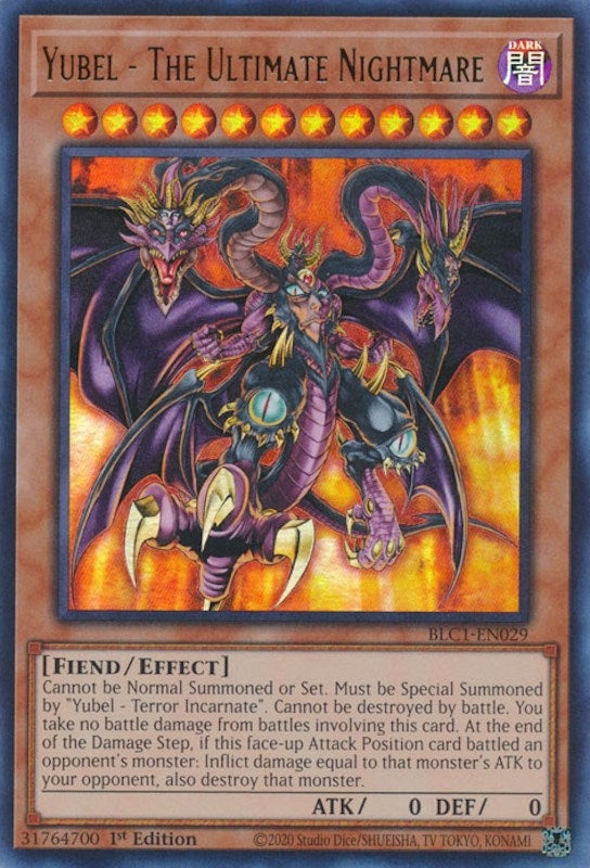 Yubel - The Ultimate Nightmare (1029) (BLC1) - YuGiOh Single